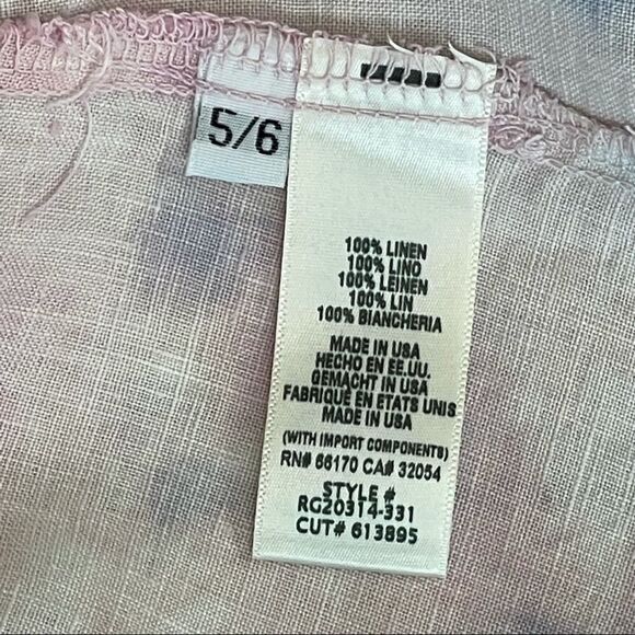 Anthropologie Ruffled Linen Kids Tank - Picture 6 of 6